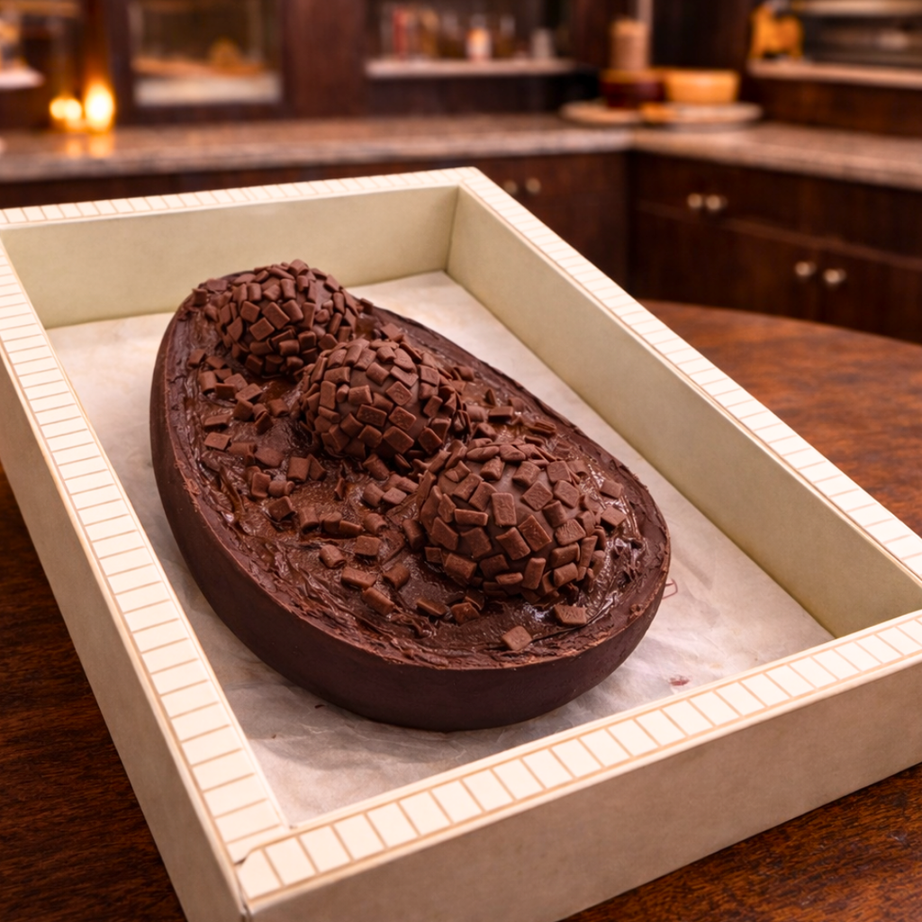 OVO DE COLHER CENOURA COM BRIGADEIRO