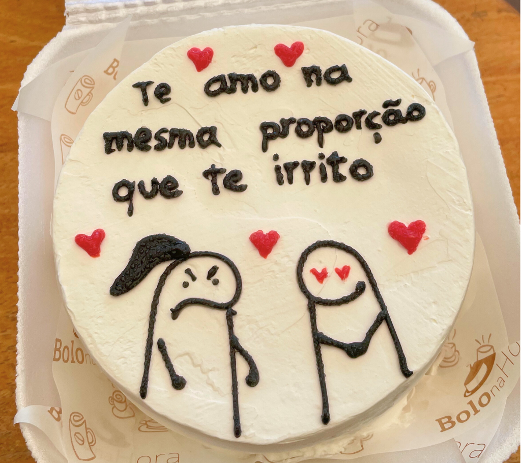 BENTÔ NAMORADOS - TE AMO NA MESMA PROPORÇÃO QUE TE IRRITO