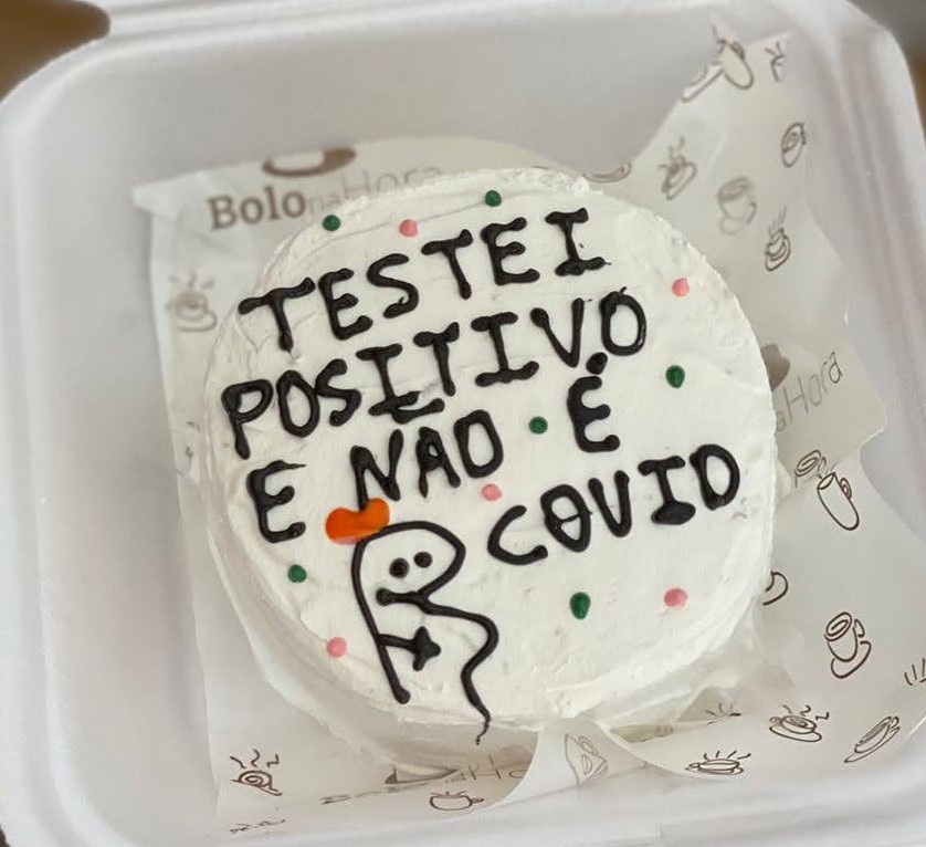 BENTÔ CAKE TESTEI POSITIVO