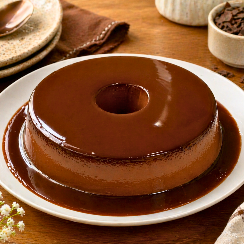 PUDIM DE CHOCOLATE